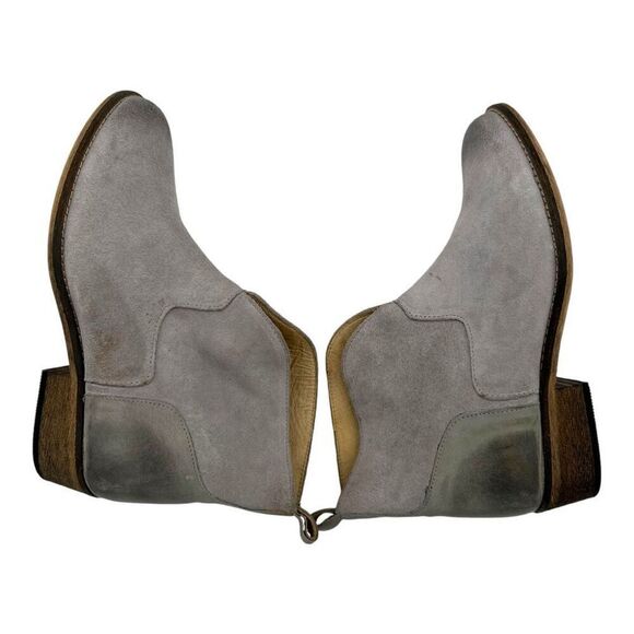 Ivylee Women's Round Toe Suede Copenhagen Ankle Boots Light Gray Size 36 - Picture 5 of 9